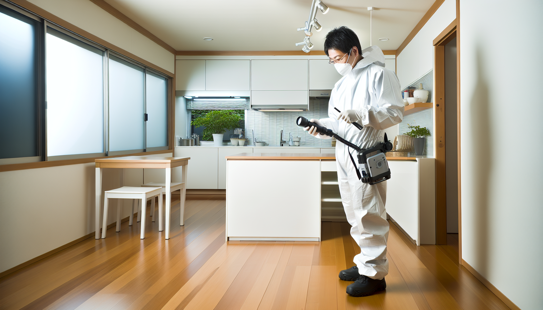 害虫の生活救急車のロゴ