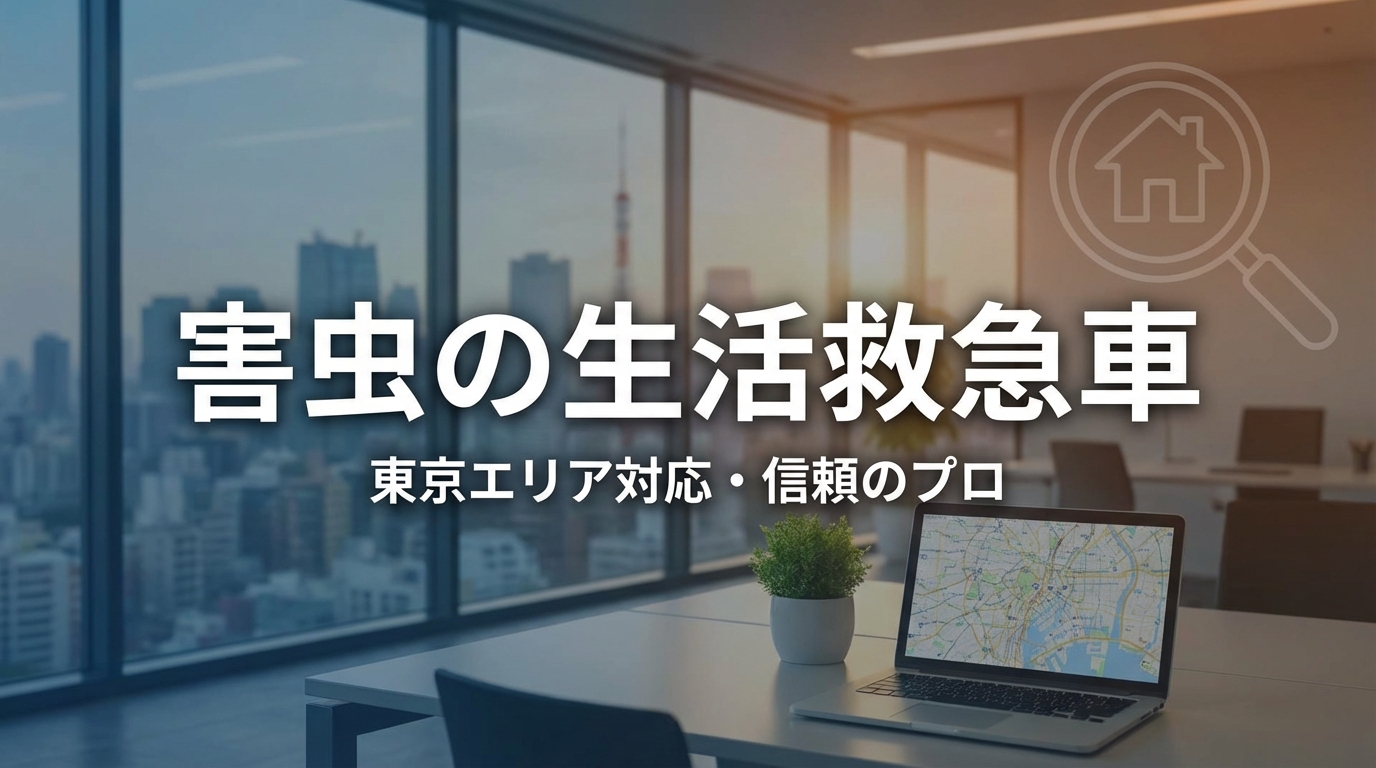 害虫の生活救急車のイメージ