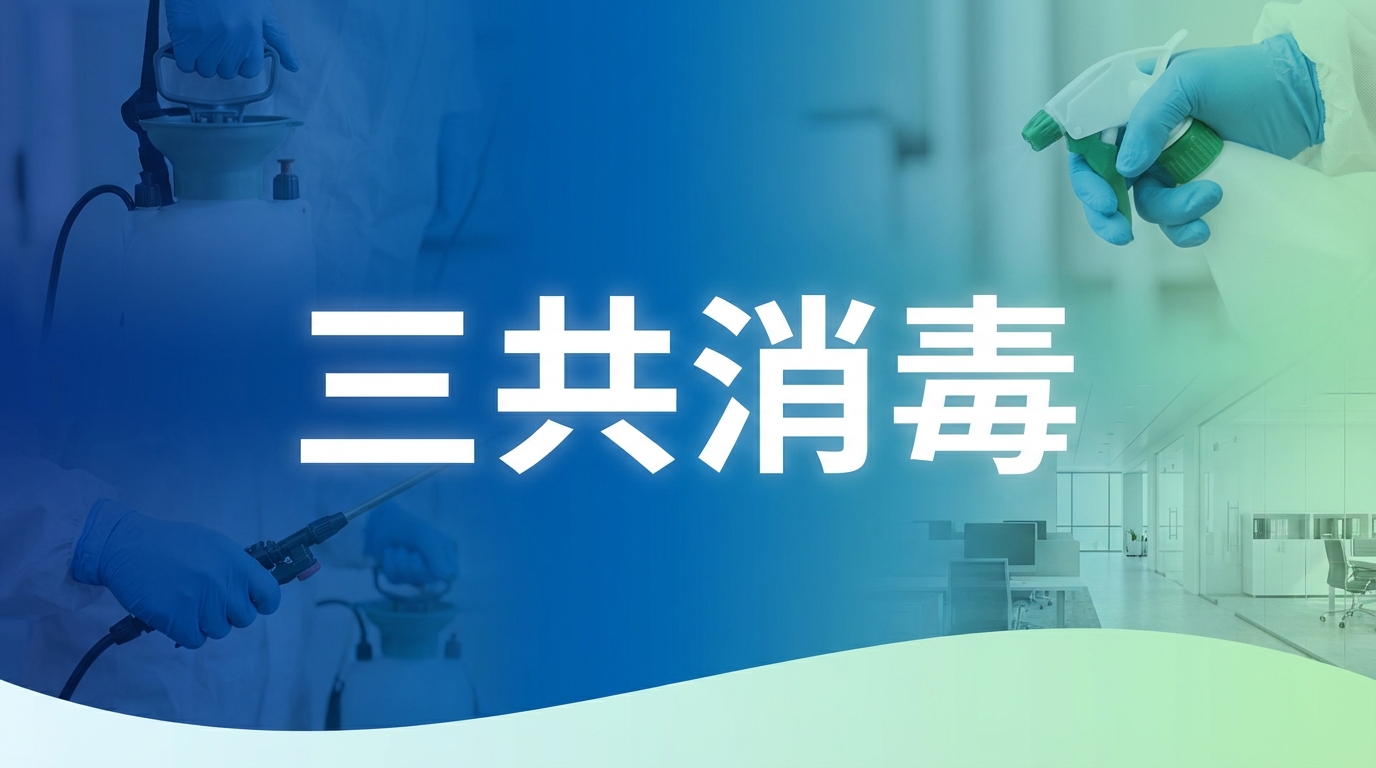 三共消毒のイメージ