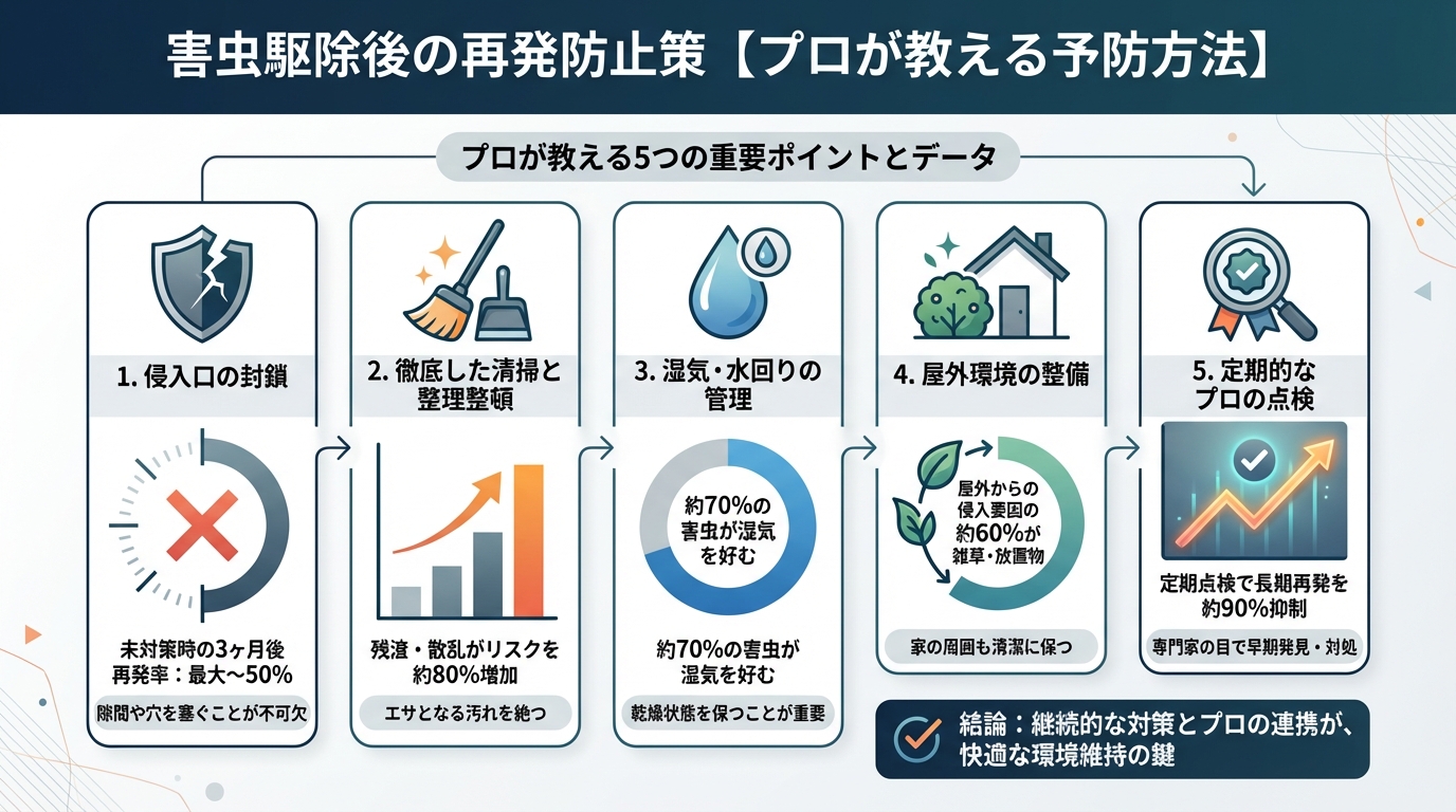 福岡の害虫駆除業者おすすめ6選！料金相場と即日対応の選び方 - インフォグラフィック画像 8