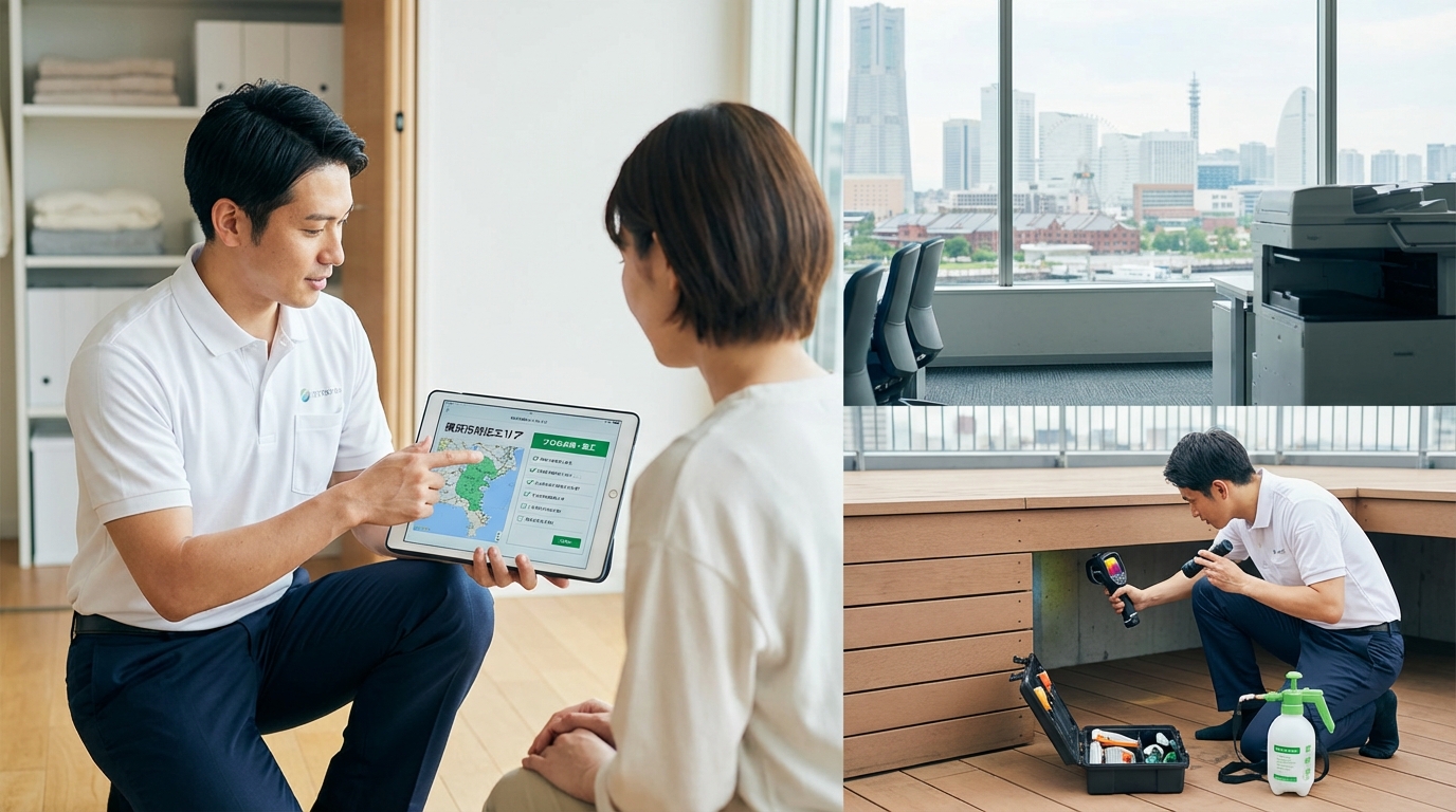 横浜で害虫駆除におすすめの業者7選!料金相場と選び方を徹底解説 - セクション画像 1