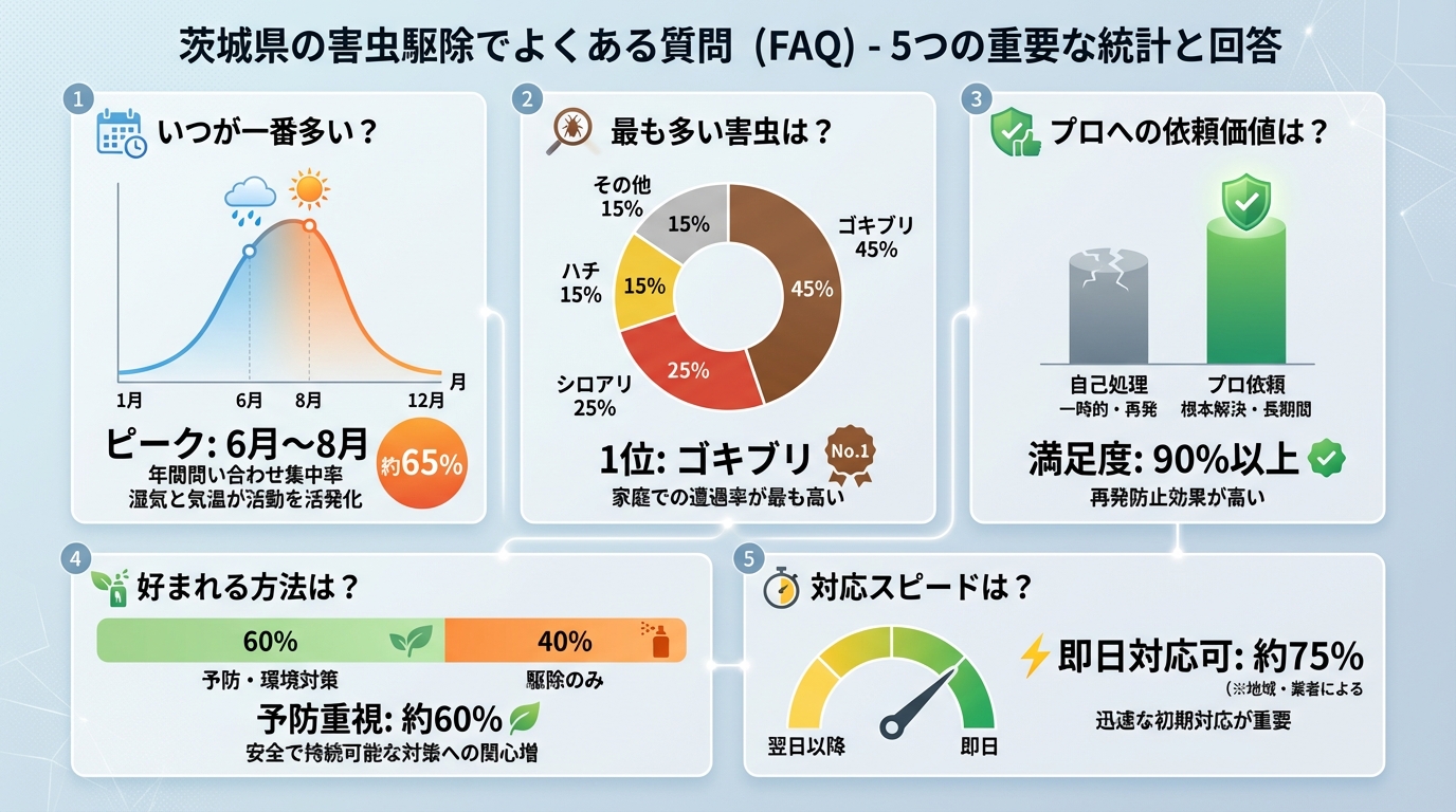 茨城で害虫駆除におすすめの業者6選と料金相場を徹底解説 - インフォグラフィック画像 5