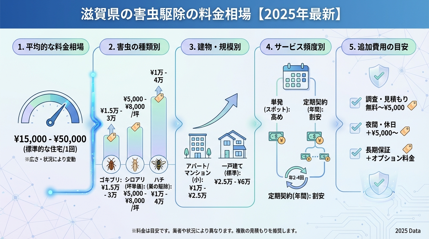 滋賀で害虫駆除におすすめの業者8選！料金相場と選び方を徹底解説 - インフォグラフィック画像 2