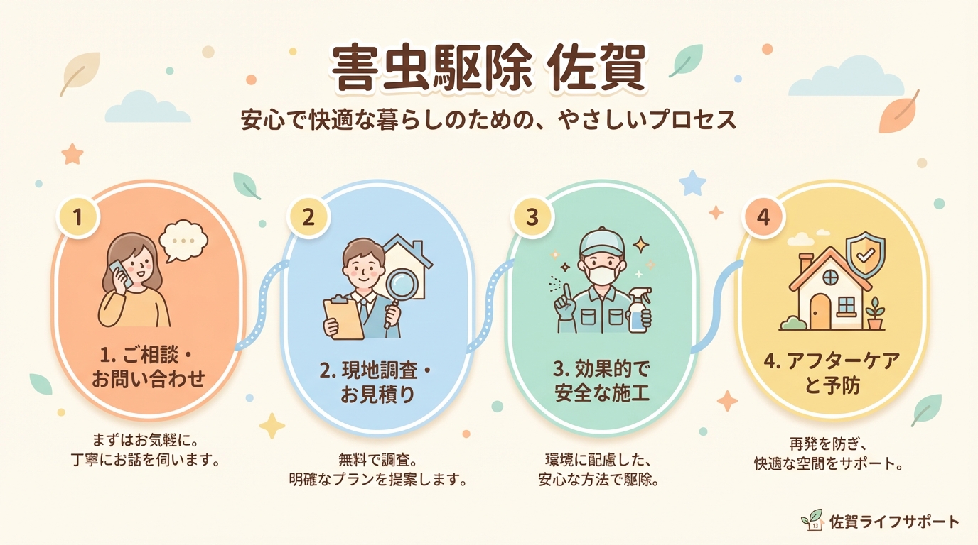 佐賀で害虫駆除におすすめの業者5選！料金相場と選び方を徹底解説 - インフォグラフィック画像 5