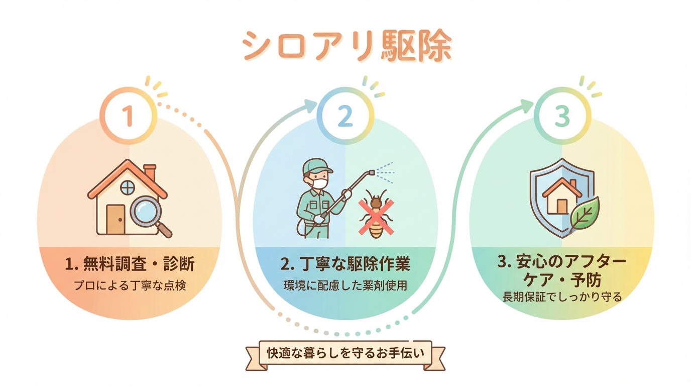 シロアリ駆除の費用相場と業者の選び方を徹底解説【2025年版】 - インフォグラフィック画像 8