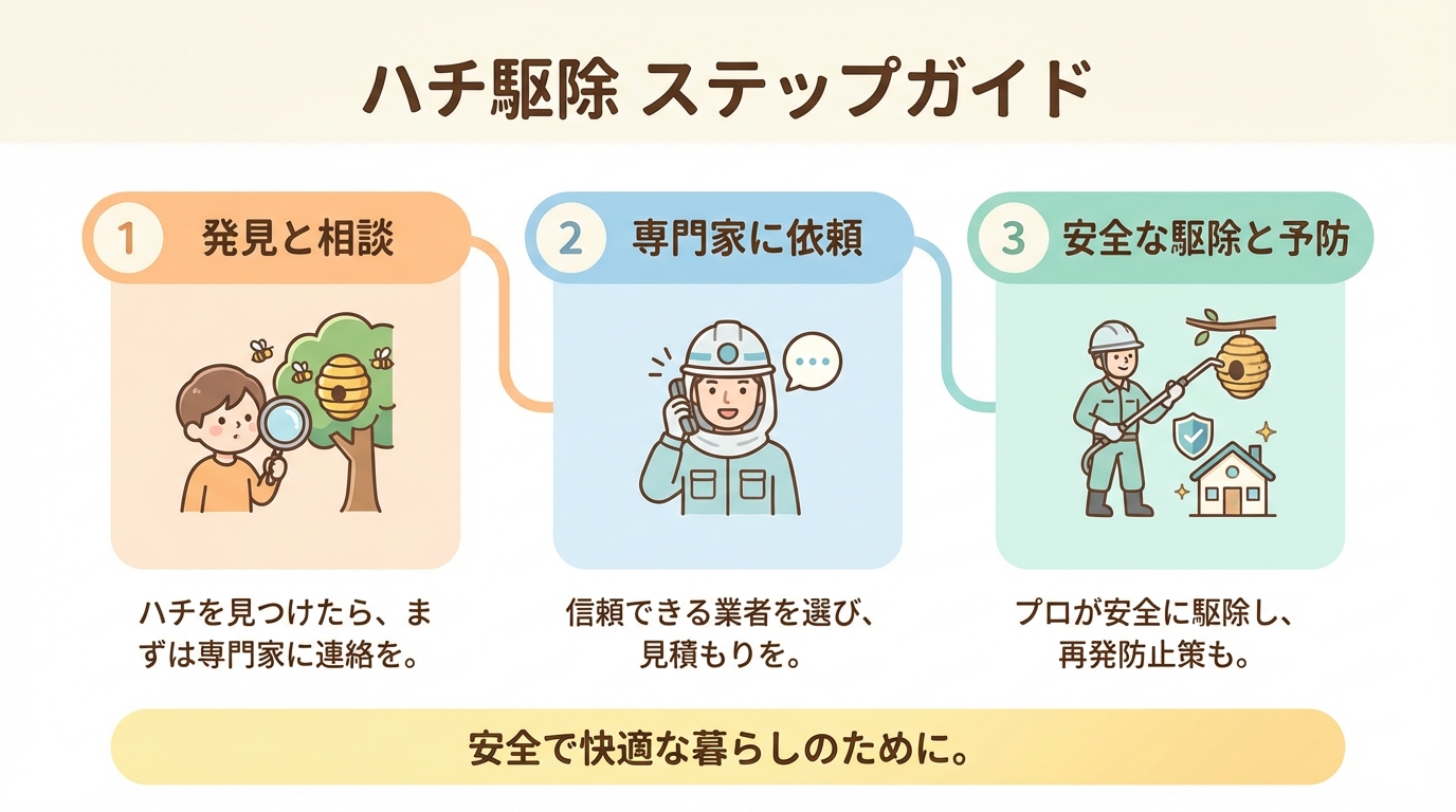 ハチ駆除の料金相場と業者の選び方!自分で駆除する方法も徹底解説 - インフォグラフィック画像 5