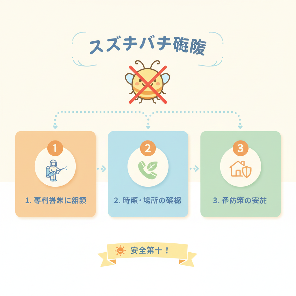 スズメバチ駆除の料金相場と業者の選び方！補助金や自力駆除の危険性も解説 - インフォグラフィック画像 2