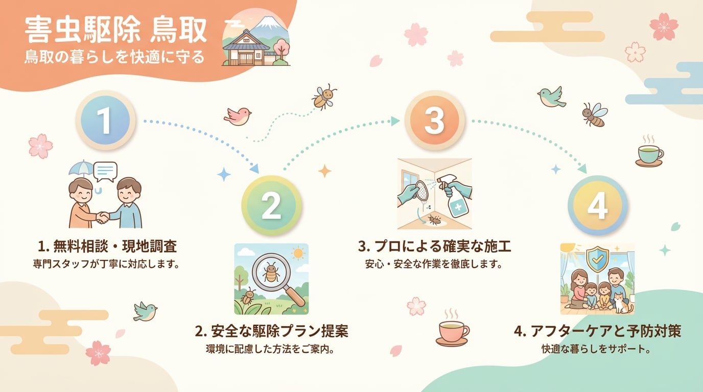 鳥取で害虫駆除におすすめの業者8選！料金相場と選び方を徹底解説 - インフォグラフィック画像 5
