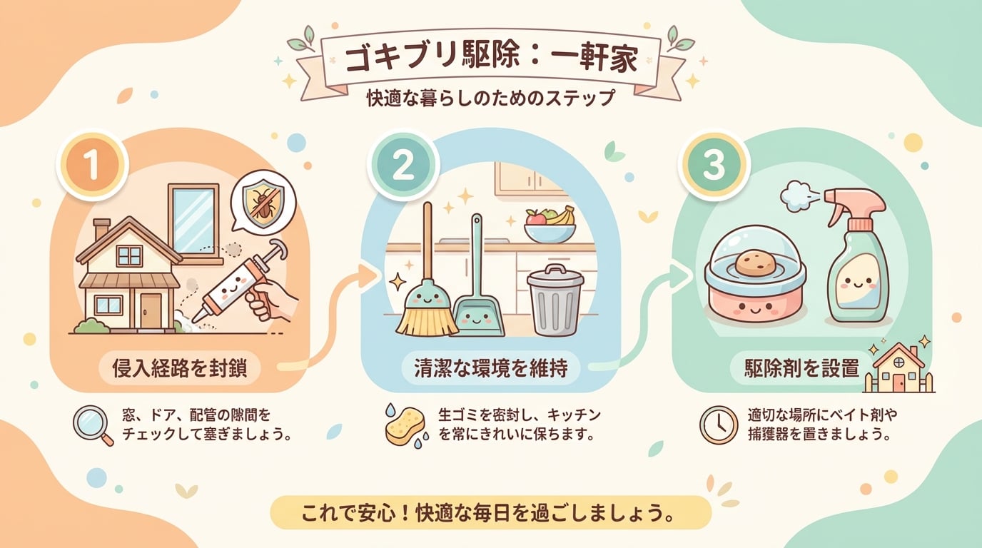 一軒家のゴキブリ駆除完全ガイド!費用相場と業者選びの全知識 - インフォグラフィック画像 11